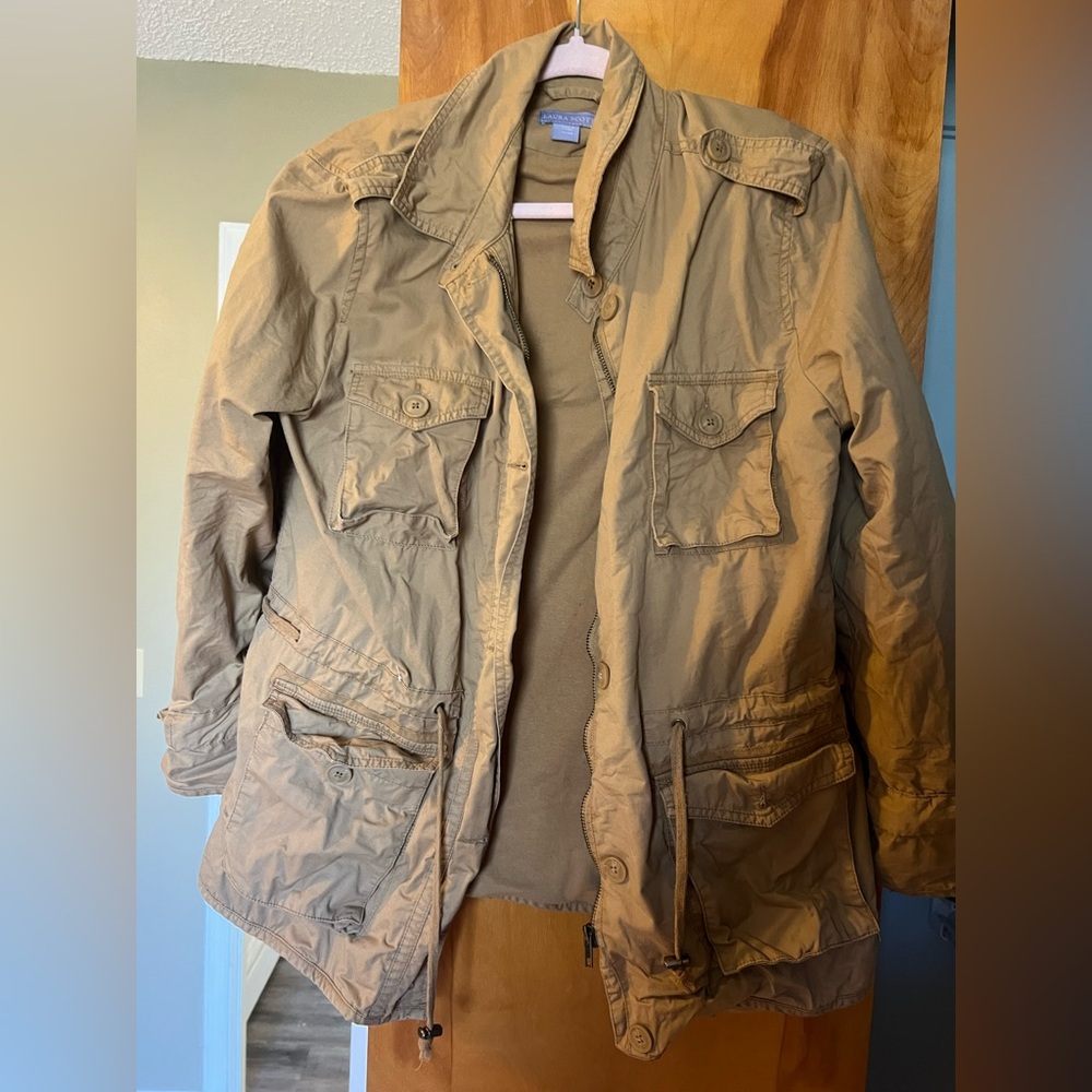 Laura Scott Women’s Khaki Utility Jacket
